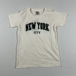 Wear N Run New York City Men's White Graphic Cotton Crew Neck T-Shirt Size M NWT